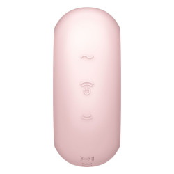 Satisfyer - Stimulateur Et Vibrateur Double Air Pulse Pro To Go 3 Rose